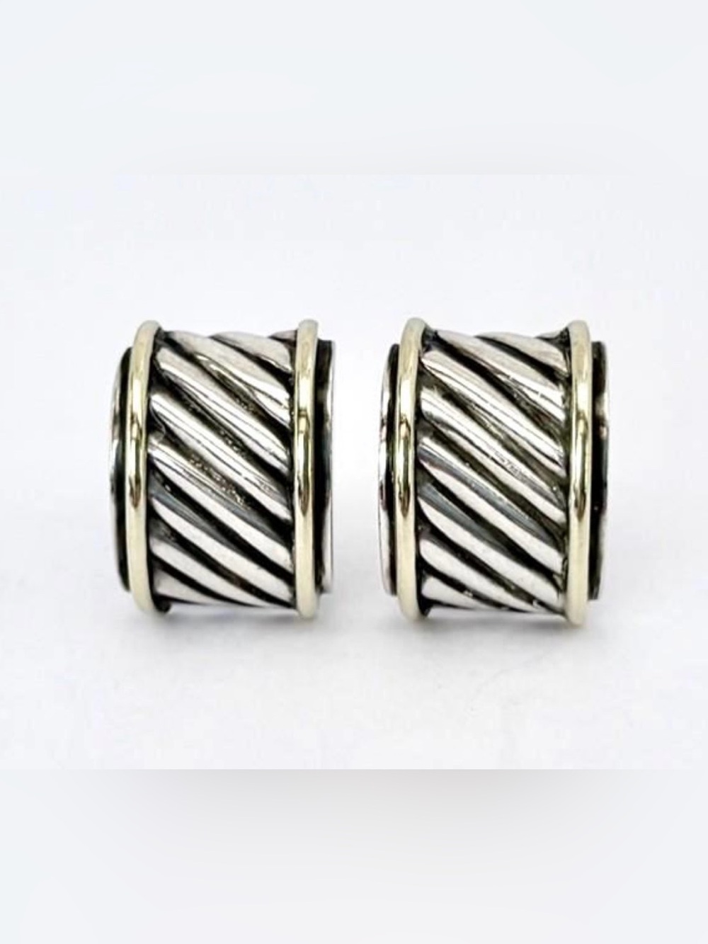 David Yurman Cigar Band Earrings